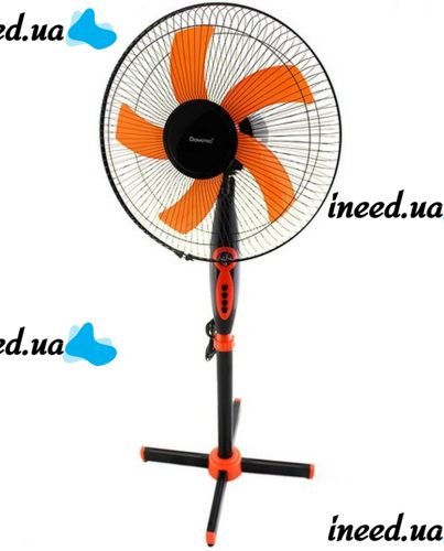 Напольный вентилятор Domotec MS-1620 с таймером 44 см stand fan Timer 17" 40W