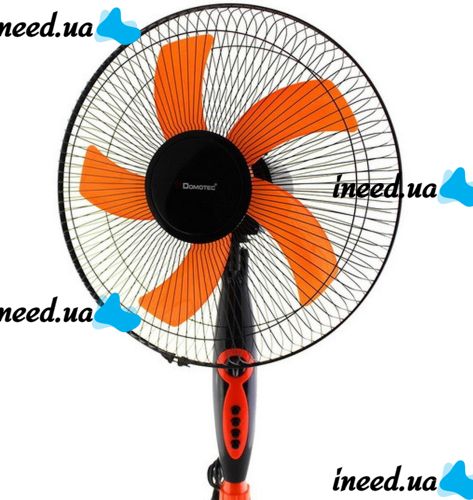 Напольный вентилятор Domotec MS-1620 с таймером 44 см stand fan Timer 17" 40W