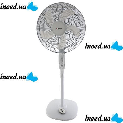 Підлоговий вентилятор Domotec MS-1621 з таймером і пультом 44 см stand fan 17 " 40W