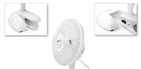 Настольный вентилятор Domotec MS-1623 15W с прищепкой