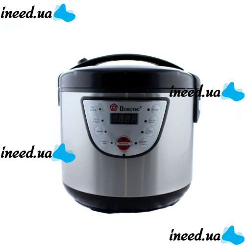 Мультиварка Domotec MS-7722 5л 6 программ Metall + книга рецептов