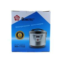 Мультиварка Domotec MS-7722 5л 6 программ Metall + книга рецептов