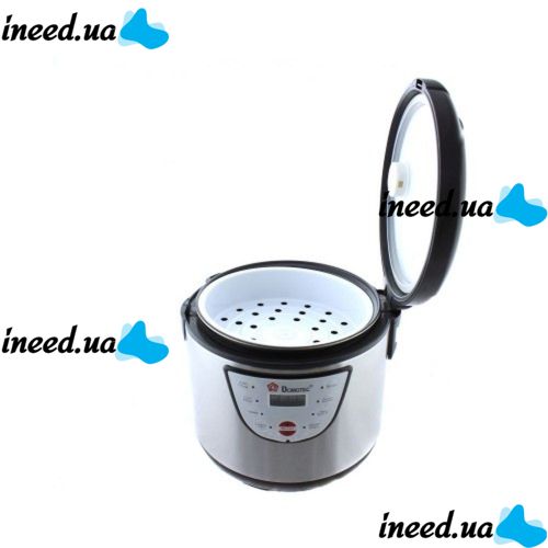 Мультиварка Domotec MS-7722 5л 6 программ Metall + книга рецептов