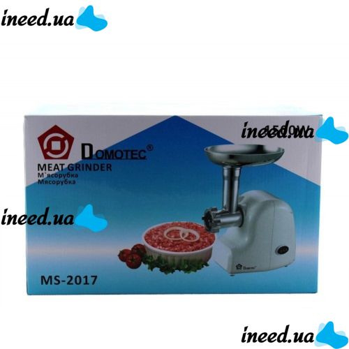Кухонная электромясорубка Domotec MS-2017 1500W Red мясорубка