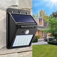 Solar powered street lamp with motion sensor Ever Brite SH-1605 (Ever bright) Black
