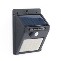 Solar powered street lamp with motion sensor Ever Brite SH-1605 (Ever bright) Black