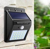 Solar powered street lamp with motion sensor Ever Brite SH-1605 (Ever bright) Black