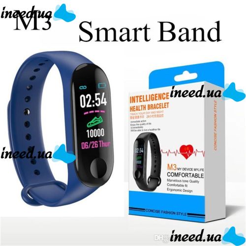 Fitness bracelet Smart Band M3 black Xiaomi Mi Band 3 color M3