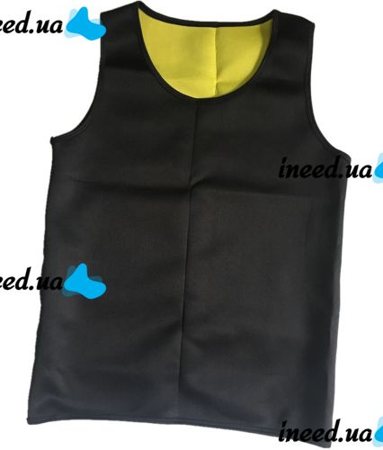 Корректирующая майка сауна Hot Shapers для похудения унисекс высокий вырез неопреновая утягивающая майка-сауна Хот Шейперс, жиросжигатель для живота