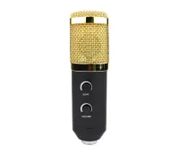 Профессиональный студийный микрофон с фильтром Music D.J. M-800U, Направленный конденсаторный микрофон для пк NW-800U со стойкой и ветрозащитой