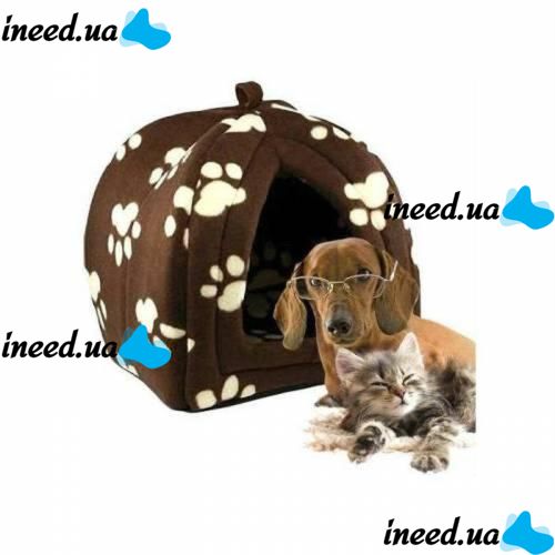 Портативная подвесная мягкая будка для собак и котов Pet Hut, Домик для домашних Пет Хат