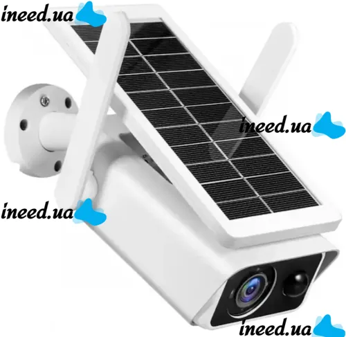 Вулична Автономна WI-FI камера відеоспостереження Solar ABQ-Q1 Full HD з сонячною батареєю, Бездротова IP відеокамера для зовнішнього спостереження
