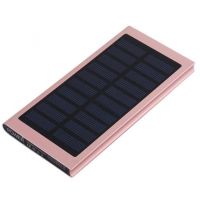 Портативное зарядное Power Bank Smart  на солнечной батарее Solar 89000 mAh Slim тонкий