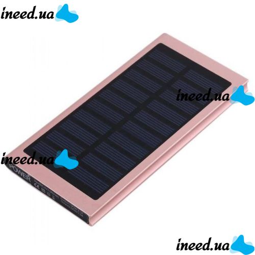 Портативное зарядное Power Bank Smart  на солнечной батарее Solar 89000 mAh Slim тонкий