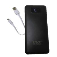 External Power Bank UKC K8 990000 mAh with LCD display for 3 usb Black
