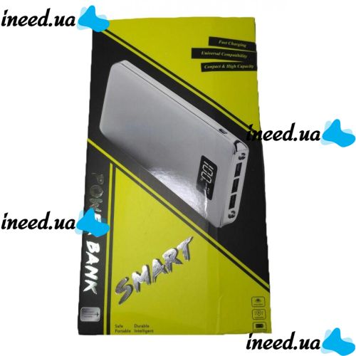 External Power Bank UKC K8 990000 mAh with LCD display for 3 usb Black