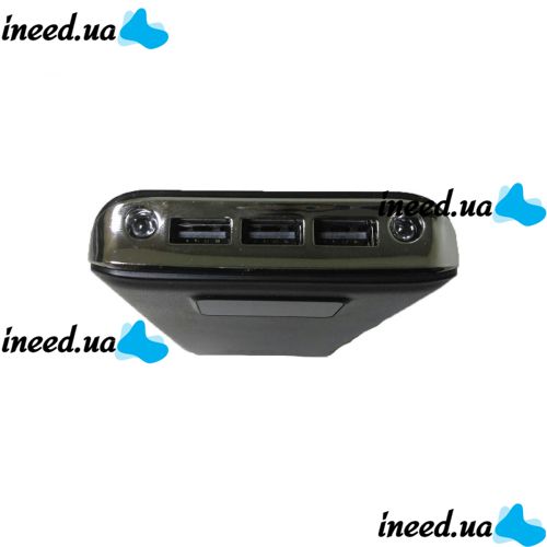 External Power Bank UKC K8 990000 mAh with LCD display for 3 usb Black