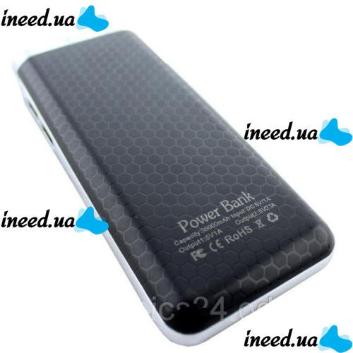 Портативное зарядное устройство Power Bank LED UKC KC-05 35000 mAh Black Аккумулятор 