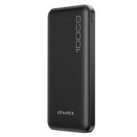 Портативное зарядное устройство Power Bank Awei P28K 10000 mAh, Black черный