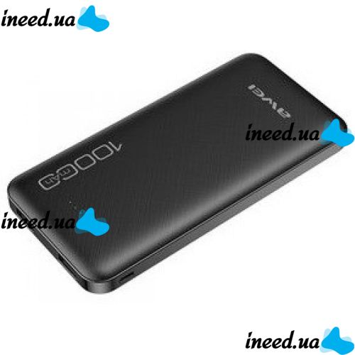 Портативное зарядное устройство Power Bank Awei P28K 10000 mAh, Black черный