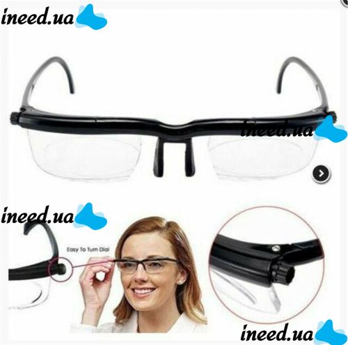 Универсальные очки для зрения Dial Vision с регулировкой линз от -6 до +3