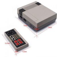 Игровая ретро приставка Dendy Game Anniversary Edition NES 620 игр с двумя джойстиками Детская консоль 8 бит Денди с встроенными играми D1001 Серая