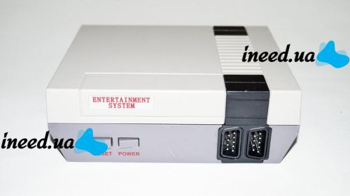 Игровая ретро приставка Dendy Game Anniversary Edition NES 620 игр с двумя джойстиками Детская консоль 8 бит Денди с встроенными играми D1001 Серая