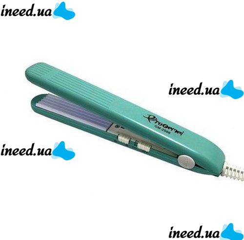 Мини щипцы гофре для волос Gemei GM-2986S 30W в сумочку