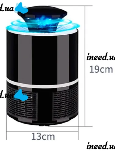 Электрическая лампа приманка для насекомых Nova Mosquito Killer Lamp NV-818 5 Вт, USB Электрическая ловушка уничтожитель комаров и мошек