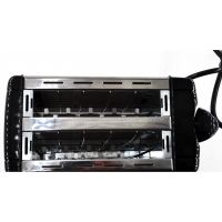 Кухонный тостер Domotec MS-3231 Black Steel 650W нержавеющая сталь