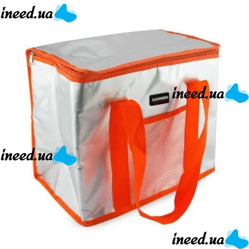 Туристическая термосумка Sannen Cooler Bag MC-1059 на 25 л для продуктов и напитков 37x20x34 см Походный переносной термобокс холодильник для пикника