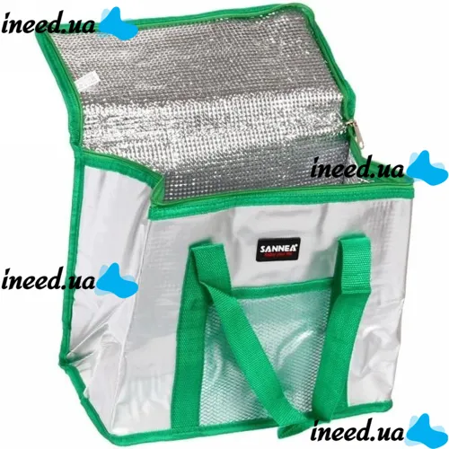Туристическая термосумка Sannen Cooler Bag MC-1059 на 25 л для продуктов и напитков 37x20x34 см Походный переносной термобокс холодильник для пикника