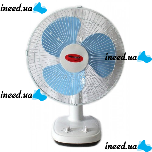 Wimpex WX-1203 12" 80W Powerful Table Fan with Timer
