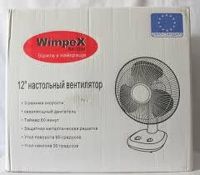 Wimpex WX-1203 12" 80W Powerful Table Fan with Timer