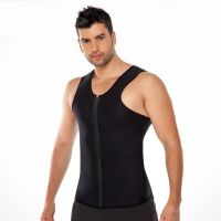 Мужская неопреновая майка для похудения на молнии Hot Shapers Men