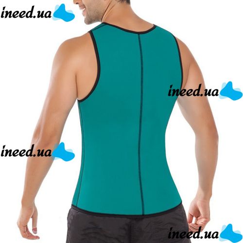 Мужская неопреновая майка для похудения на молнии Hot Shapers Men