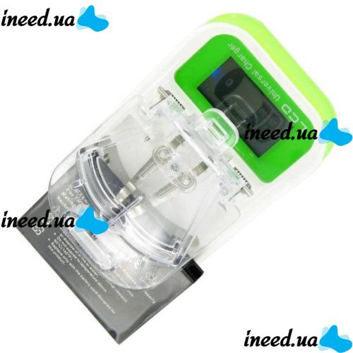 Универсальное зарядное устройство Жабка HY02 с LCD дисплеем и USB для зарядки съемных аккумуляторов