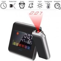 Настольные часы с проектором времени Kronos DS-8190 метеостанция  Color Screen Calendar