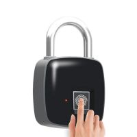 Умный биометрический замок с сканером отпечатка пальца Security Fingerprint  Lock P3 Black