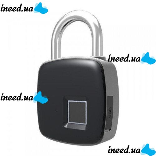 Умный биометрический замок с сканером отпечатка пальца Security Fingerprint  Lock P3 Black