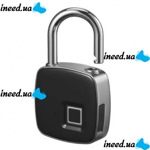 Умный биометрический замок с сканером отпечатка пальца Security Fingerprint  Lock P3 Black