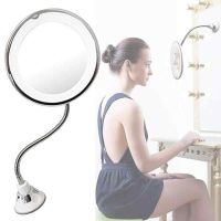 Гибкое зеркало на присоске с подсветкой с 5x увеличением Ultra Flexible Mirror 5X