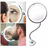 Гибкое зеркало на присоске с подсветкой с 5x увеличением Ultra Flexible Mirror 5X
