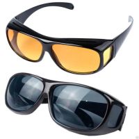 Антибликовые очки для водителя HD Vision WrapArounds 2 в 1 День + Ночь водительские