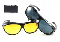 Антибликовые очки для водителя HD Vision WrapArounds 2 в 1 День + Ночь водительские
