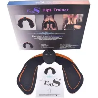 Миостимулятор для ягодиц и бедер EMS Hips Trainer вибрационный импульсный тренажер от целлюлита, массажер для тренировки упругости мышц с пультом