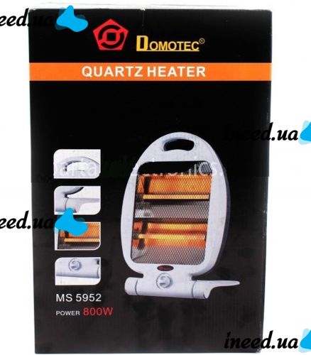 Настольный инфракрасный обогреватель Domotec MS-5952 800W