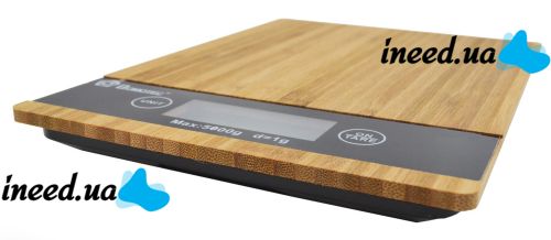 Кухонные электронные деревянные весы Domotec MS-A до 5кг KE-A MX-406