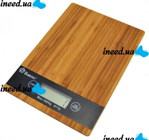 Кухонные электронные деревянные весы Domotec MS-A до 5кг KE-A MX-406