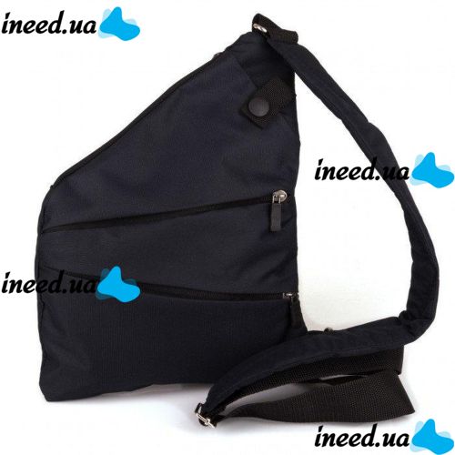 Тактическая нагрудная сумка мессенджер Cross Body однолямочная, Водонепроницаемая мужская барсетка через плечо, Сумка Кросс боди, Черная